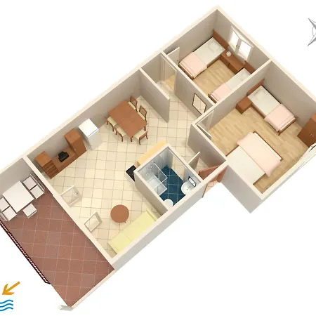 Apartamento With A Parking Space Novigrad - 2551